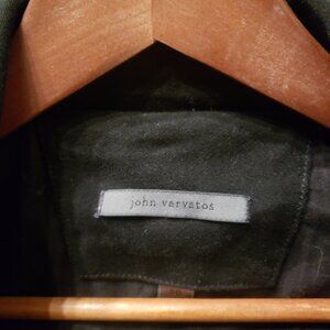 Men's John Varvatos Black Brushed Twill Jacket